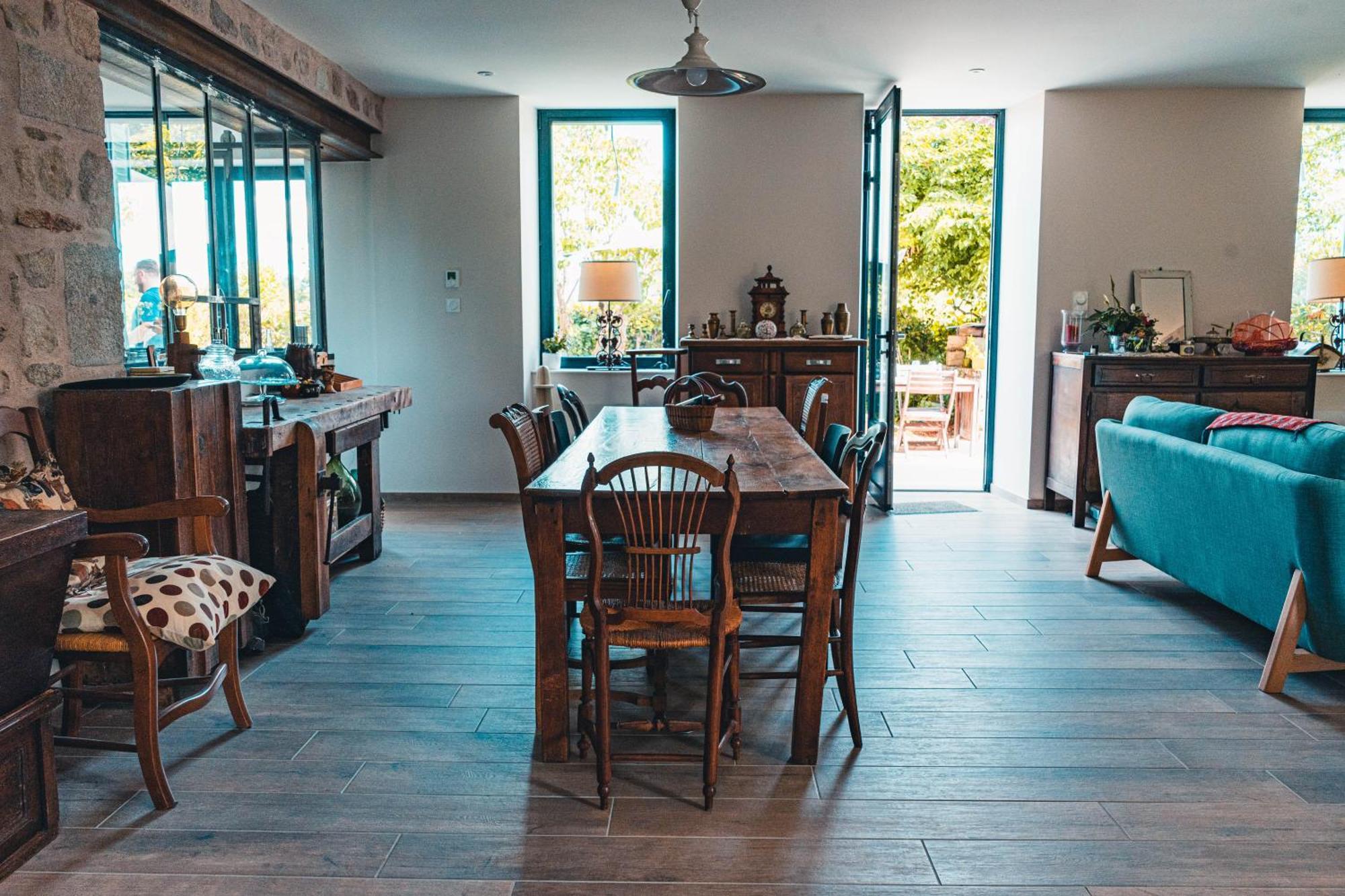 Les Jardins De Nanine Acomodação com café da manhã Lapleau Exterior foto